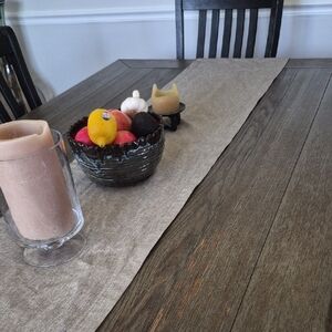 Decorative Table Runner in Neutral Beige - Home Dining